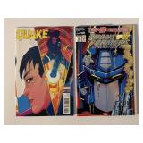 2 MARVEL COMICS TRANS FORMERS #1 & QUAKE #1
