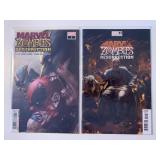 2 MARVEL COMICS MARVEL ZOMBIES RESURRECTION # 1, 4