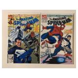 2 MARVEL COMICS THE AMAZING SPIDER-MAN # 355, 358