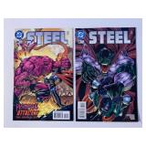 2 DC COMICS STEEL #28, 31