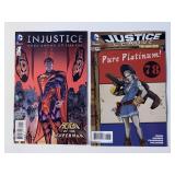 2 DC COMICS JUSTICE LEAGUE #32 & INJUSTICE #1