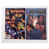 2 MALIBU COMICS ULTRAVERSE #1 & STAR TREK #1