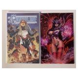 2 AP COMICS VALKYRIE #2 & PUNCH LINE #1