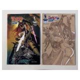 2 BROAD SWORD COMICS TAROT #131, 141 ADULT READ