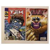 2 MARVEL COMICS TEK WORLD #14 & THANOS #1