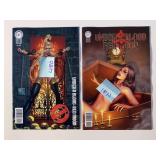 2 DREN COMICS UNDER A BLOOD-RED MOON #2, 3