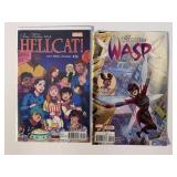 2 MARVEL COMICS HELL CAT #16 & WASP #2