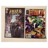 2 MARVEL COMICS THE HULK SEE DESC.