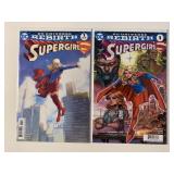 2 DC COMICS REBIRTH SUPER GIRL 2/#1