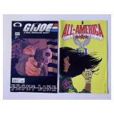 2 IMAGE COMICS ALL AMERICA COMIX #1 & G.I.JOE #8