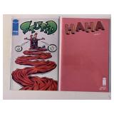 2 IMAGE COMICS HAHA #1 ADULT READ & STUPID #1