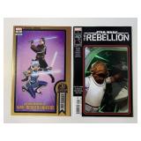 2 MARVEL COMICS STAR WARS SEE DESC.