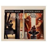 2 MARVEL COMICS SPIDER-MAN CIVIL WAR II # 6, 7