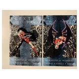 2 MARVEL COMICS ELEKTRA ROOT OF EVIL # 1, 2