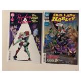 2 DC COMICS HARLEY QUINN #1 & OLD LADY HARLEY #2