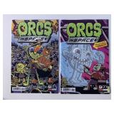 2 ONI PRESS COMICS ORCS IN SPACE #5, 6