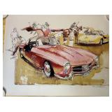 2 Posters Mercedes