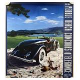 Poster Pebble Beach Concours d'Elegance Signed