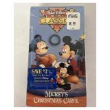 WALT DISNEY VHS, SEALED MICKEY'S CHRISTMAS CAROL