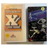 2 VHS Rolling Stone XX  Grateful Dead New Year's