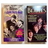 2 VHS Beatles Unauthorized, A Hard Day's Night