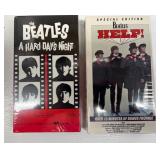 2 VHS Beatles HELP! Hard Day's Night