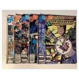 6 DC COMICS W/75 CENT COVERS SEE DESC.