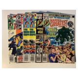 6 MARVEL COMICS W/35 CENT COVERS SEE DESC.