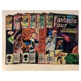 6 MARVEL COMICS W/60 CENT COVERS SEE DESC.