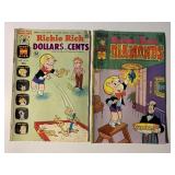 2 HARVEY COMICS W/25 CENT COVERS SEE DESC.