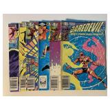 6 MARVEL COMICS W/60 CENT COVERS SEE DESC.