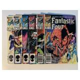 6 MARVEL COMICS W/65 CENT COVERS SEE DESC.