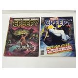 3 CREEPY MAGS 106 & 112