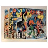6 DC COMICS W/60 CENT COVERS SEE DESC.