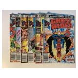6 MARVEL COMICS W/60 CENT COVERS SEE DESC.