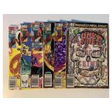 6 MARVEL COMICS W/60 CENT COVERS SEE DESC.