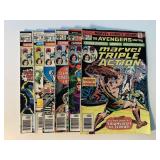 6 MARVEL COMICS W/30 CENT COVERS SEE DESC.