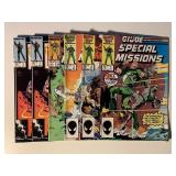 6 MARVEL COMICS W/75 CENT COVERS SEE DESC.