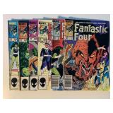 6 MARVEL COMICS W/65 CENT COVERS SEE DESC.