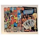 6 DC COMICS W/60 CENT COVERS SEE DESC.