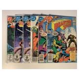 6 DC COMICS W/60 CENT COVERS SEE DESC.