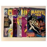 6 MARVEL COMICS W/75 CENT COVERS SEE DESC.