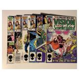 6 MARVEL COMICS W/75 CENT COVERS SEE DESC.