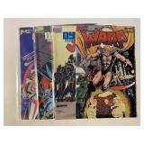 4 FIRST COMICS WARP #11 & DYNAMO JOE #1, 2, 5