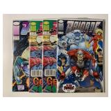 4 IMAGE COMICS BRIGADE #1, 3, 2/#2