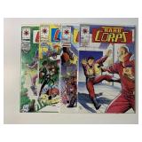 4 VALIANT COMICS THE H.A.R.D. CORPS #3, 5, 9, 10