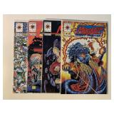 4 VALIANT COMICS MAGNUS #22, 23, 24, 29