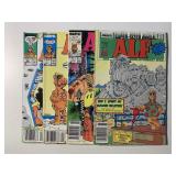 4 MARVEL COMICS  ALF #1, 2, 7, 22