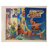 3 PC & 1 ECLIPSE COMIC GROO #5, 6, 8 & 1