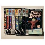 8 MARVEL COMICS THE STAR BRAND 2/#1, 2-6, 12